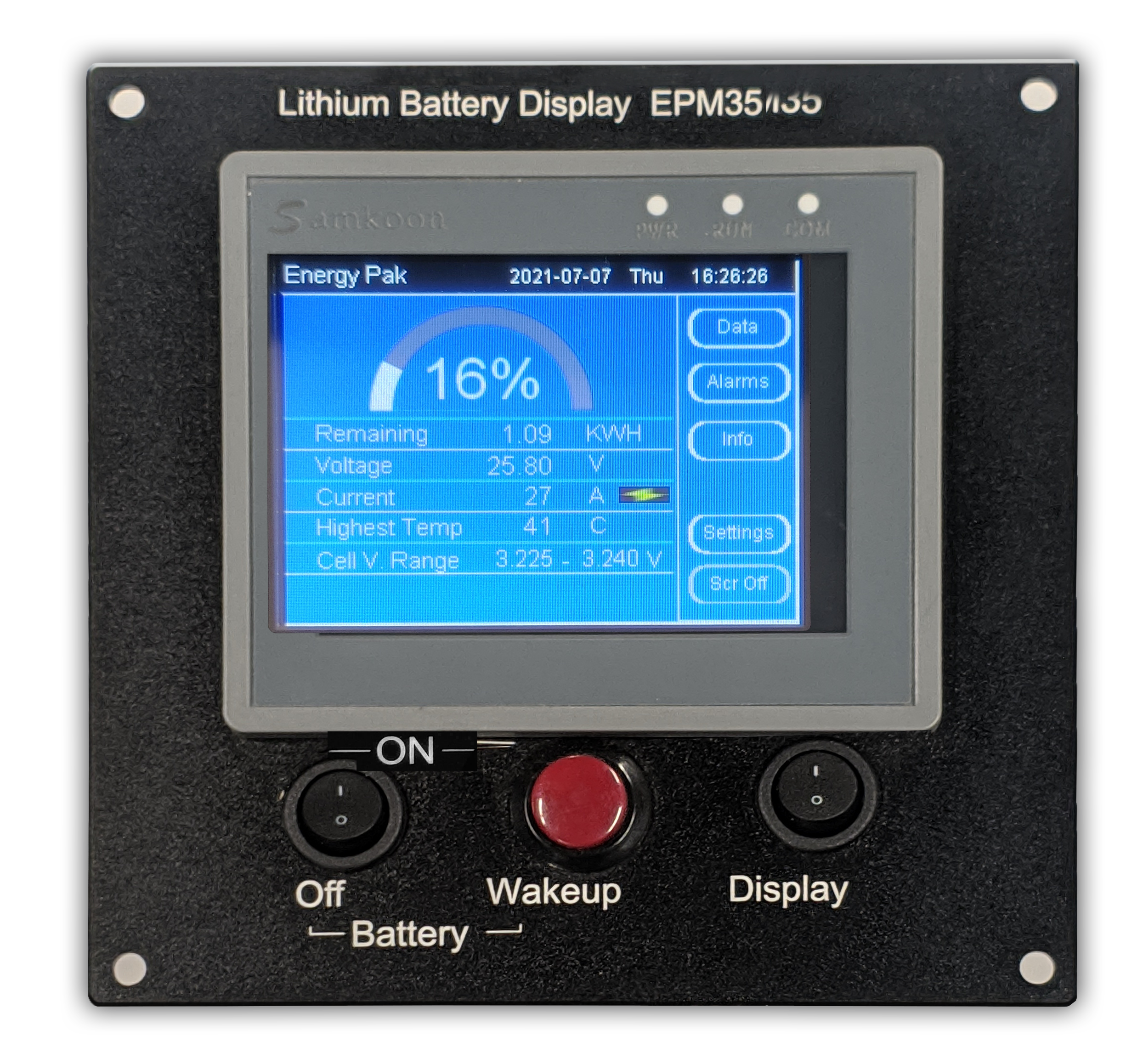 EnergyPak marine lithium remote control