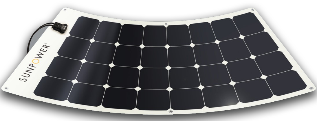 Semi flexible solar panels for marine boats & RVs